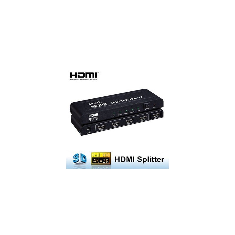 SPLITTER HDMI 4 PORTS 4K