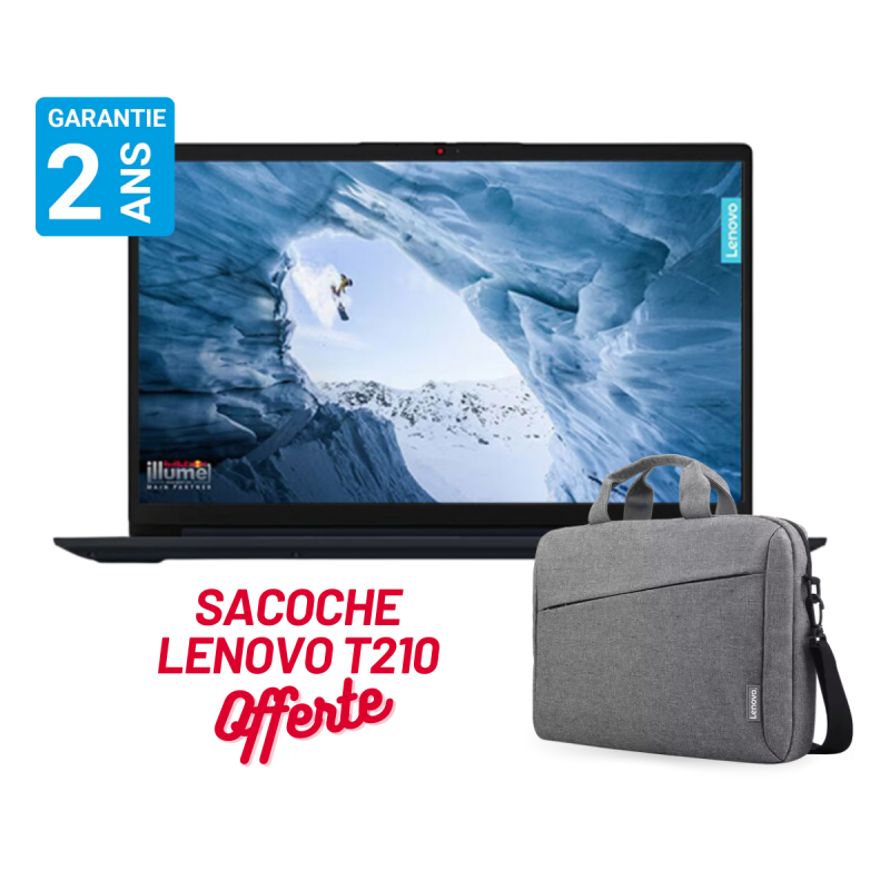 PC PORTABLE LENOVO IP1 / 15IAU7 I7-1255U / 8G 512SSD / AVEC SACOCHE OFFERT PC PORTABLE LENOVO IP1 / 15IAU7 I7-1255U / 8G 512SSD / AVEC SACOCHE OFFERT