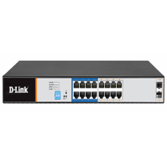 SWITCH D-LINK 16-PORT GIGABIT LONG RANGE SMART MANAGED POE DGS-F1210