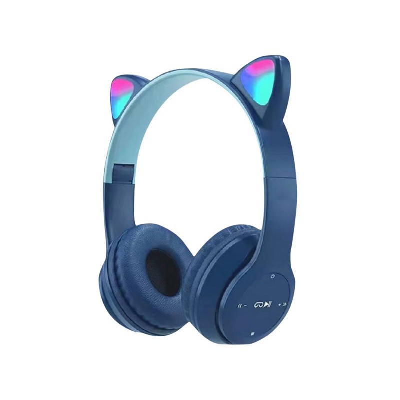 CASQUE-MICRO BLUETOOTH P47 / BLEU CASQUE-MICRO BLUETOOTH P47 / BLEU