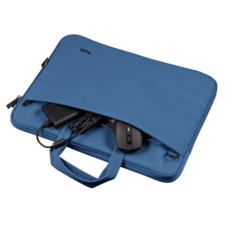 SACOCHE POUR PC PORTABLE TRUST BOLOGNA 16″ / BLEU