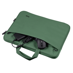SACOCHE POUR PC PORTABLE TRUST BOLOGNA 16″ / VERT