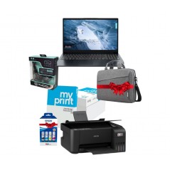 Pack Bureau Complet : Lenovo IdeaPad 15IGL7 + Imprimante Epson + Rame de Papier + Casque TC-Q4