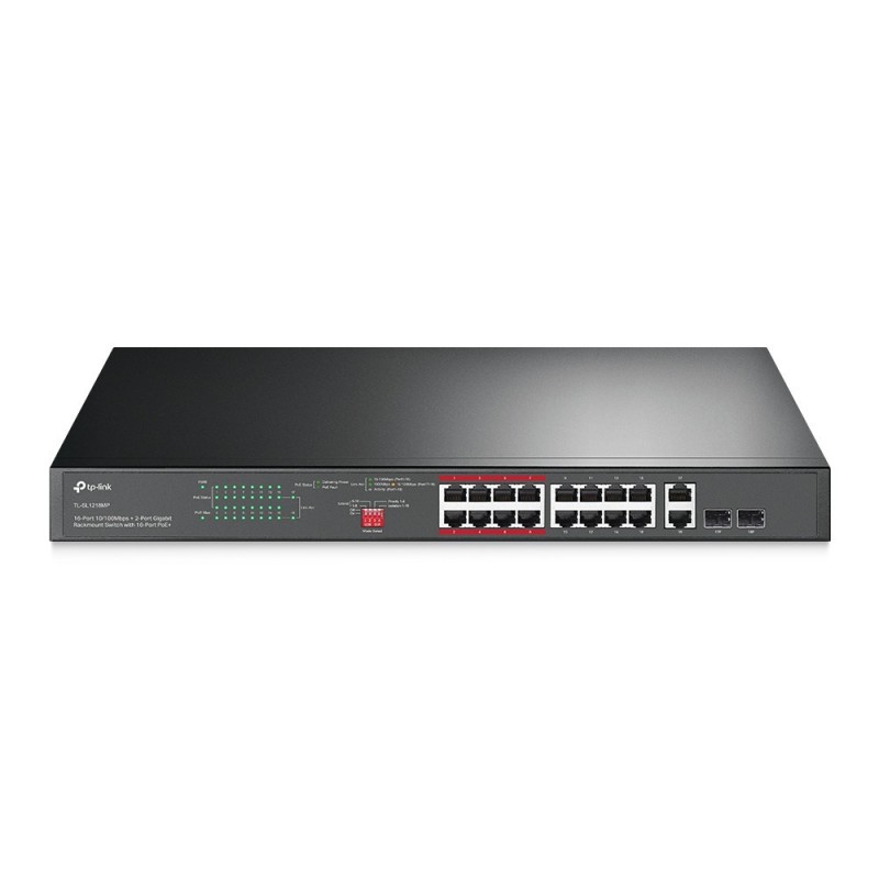 SWITCH TP-LINK 16 PORTS 10/100 MBPS + 2 PORTS GIGABIT + 2 PORTS SFP SWITCH TP-LINK 16 PORTS 10/100 MBPS + 2 PORTS GIGABIT + 2 PORTS SFP