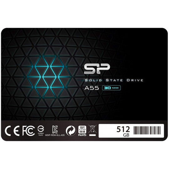 DISQUE DUR SSD SILICON POWER 2.5″ SLIM A55 / 512 GO DISQUE DUR SSD SILICON POWER 2.5″ SLIM A55 / 512 GO
