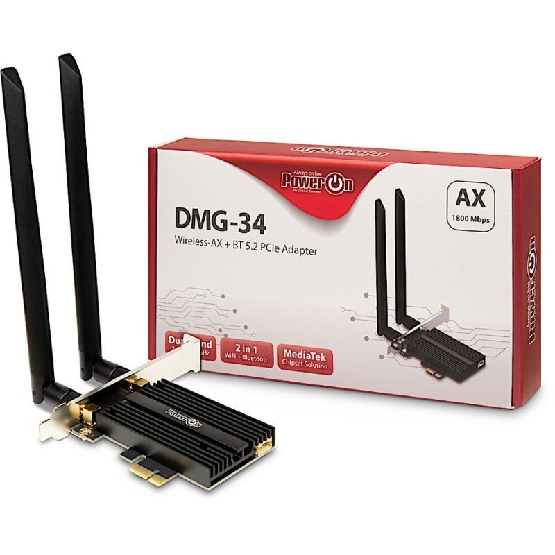 CARTE WIFI & BLUETOOTH POWER ON DMG-34