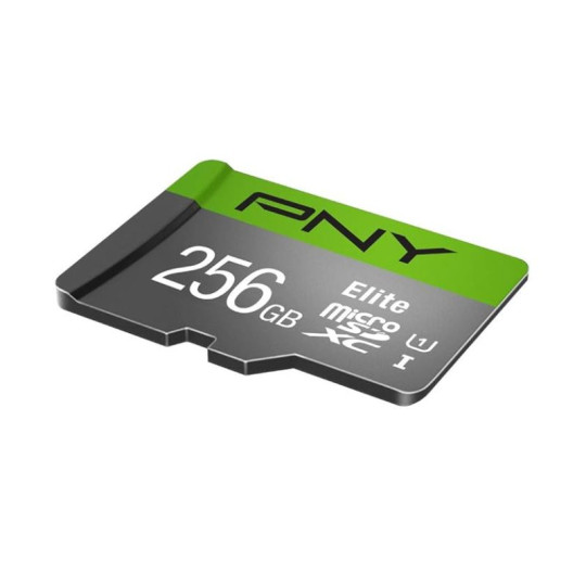 Carte Mémoire PNY Elite microSDXC 256 Go + Adaptateur SD