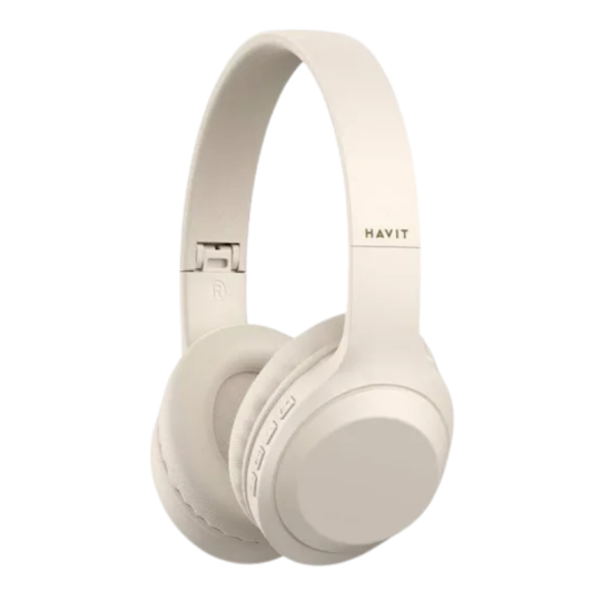 Casque Bleutooth Sans Fil Havit H628BT Beige