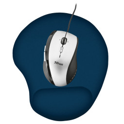 Tapis de Souris Trust Bigfoot Ergonomique avec Repose-Poignet Bleu
