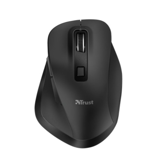 Souris sans fil Trust Fyda Rechargable - Noir