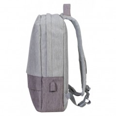 Sac à dos RivaCase 7562 Antivol pour PC Portable 15.6″ - GREY
