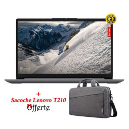 PC Portable LENOVO IdeaPad 1 15ALC7 AMD RYZEN 7 8Go 512G SSD Windows 11 Gris + Sacoche Lenovo T210 Gratuite