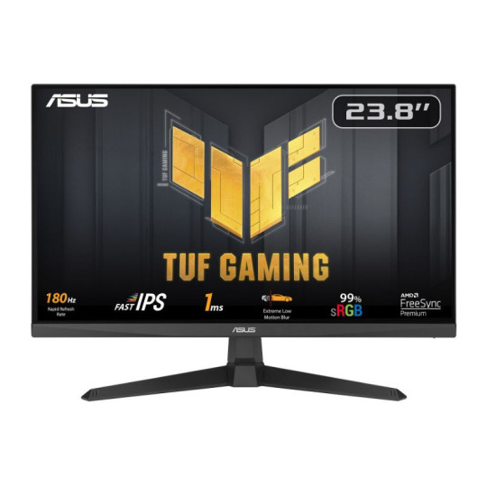 Écran Gaming Asus TUF VG249Q3A 24″ Full HD IPS 180 Hz Noir Écran Gaming Asus TUF VG249Q3A 24″ Full HD IPS 180 Hz Noir