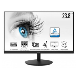 Écran MSI Pro 23.8″ IPS FHD MP242A 100 Hz Noir