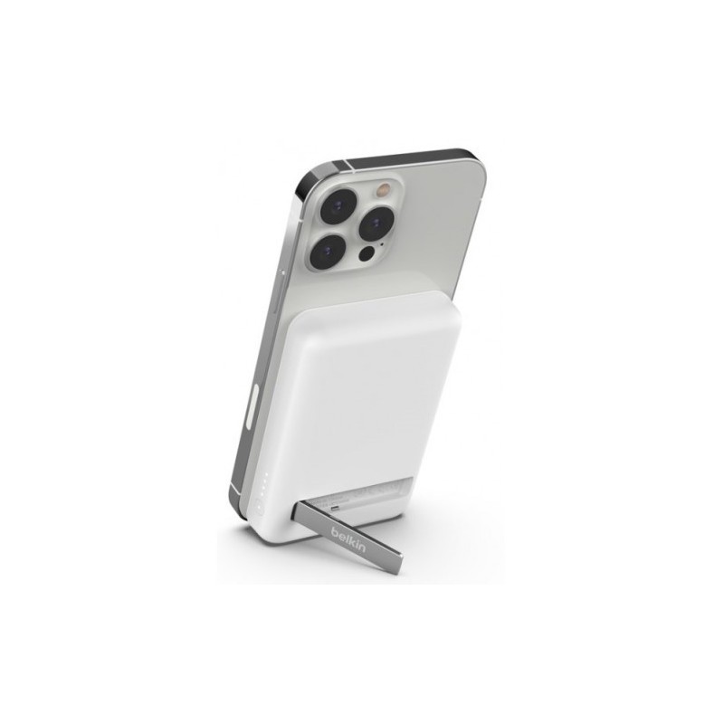 POWER BANK BELKIN MAGNÉTIQUE SANS FIL / AVEC SOCLE INTÉGRÉ / BLANC POWER BANK BELKIN MAGNÉTIQUE SANS FIL / AVEC SOCLE INTÉGRÉ / BLANC