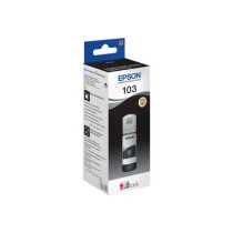 BOUTEILLE D'ENCRE ORIGINAL EPSON ECOTANK 103 NOIR 65ML