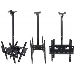 Support Plafond Multifonction pour téléviseur à Double écran