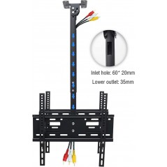 Support Plafond Multifonction pour téléviseur à Double écran