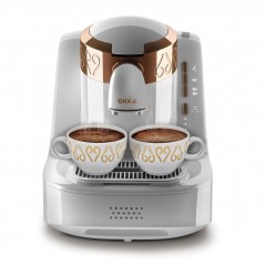 Pack Cafetière Arzum Brewtime + Cafetière turque white chrome