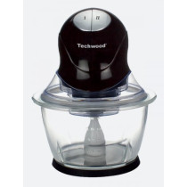 Hâchoir TECHWOOD noir bol verre – THA-606 / 400W