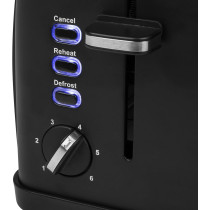 Grille-pain Princess 142396 - Inox noir, Acier Inoxydable