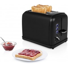 Grille-pain Princess 142396 - Inox noir, Acier Inoxydable