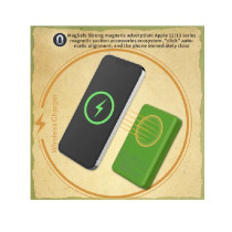 Power Bank Sans Fil Et Console De Jeux BLULORY 5000 mAh GP02 - Vert