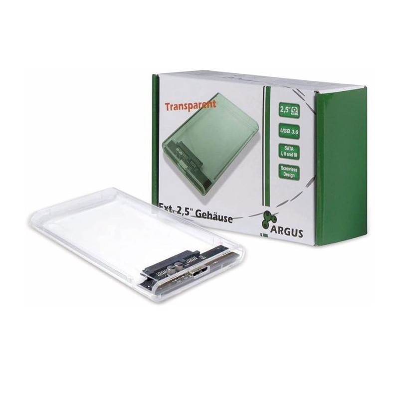 BOITIER EXTERNE ARGUS GD-25000 2.5″ – TRANSPARENT