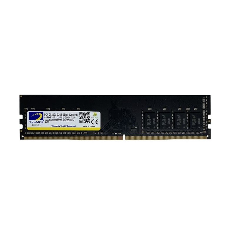 BARRETTE MÉMOIRE TWINMOS 32GO DDR4 3200 MHZ BARRETTE MÉMOIRE TWINMOS 32GO DDR4 3200 MHZ