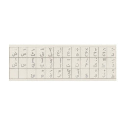 ETIQUETTE CLAVIER SIMPLE TRANSPARENT – ETIQUETTE-CLAV