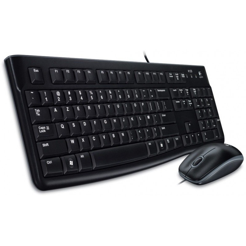 Ensemble Clavier & Souris USB Logitech MK120 Noir – 920-002539 Ensemble Clavier & Souris USB Logitech MK120 Noir – 920-002539