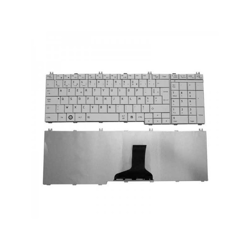 CLAVIER PC PORTABLE Toshiba Satellite L750 / C660 Blanc