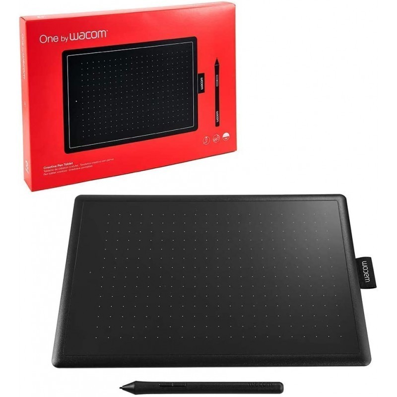 Tablette Graphique One By Wacom Moyen / Noir Tablette Graphique One By Wacom Moyen / Noir