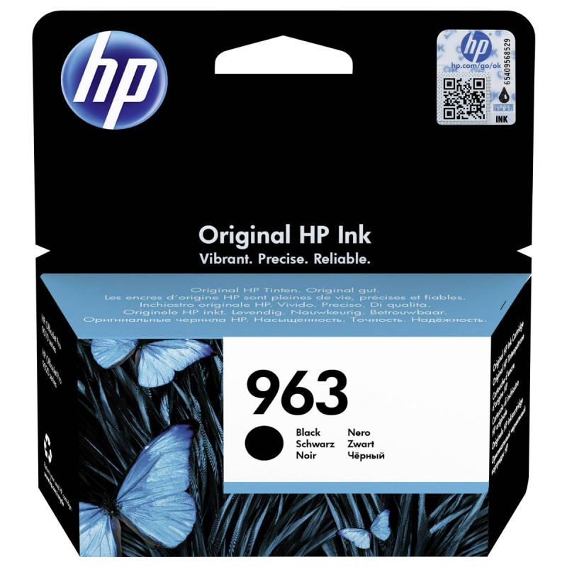 Cartouche d’encre Originale HP 963 / Noir Cartouche d’encre Originale HP 963 / Noir