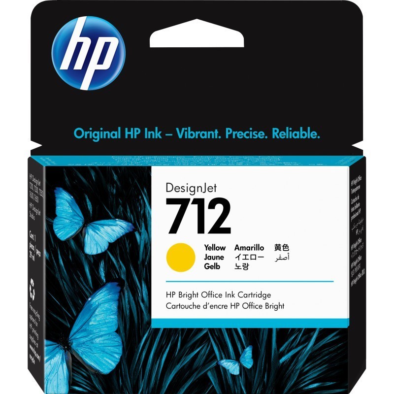 Cartouche d’encre DesignJet HP 712 / Yellow Cartouche d’encre DesignJet HP 712 / Yellow