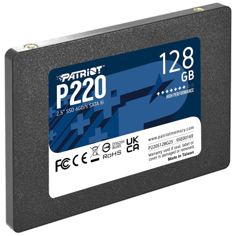 Disque Dur Interne Patriot SSD P220 SATA III 2.5 / 128 Go Disque Dur Interne Patriot SSD P220 SATA III 2.5 / 128 Go
