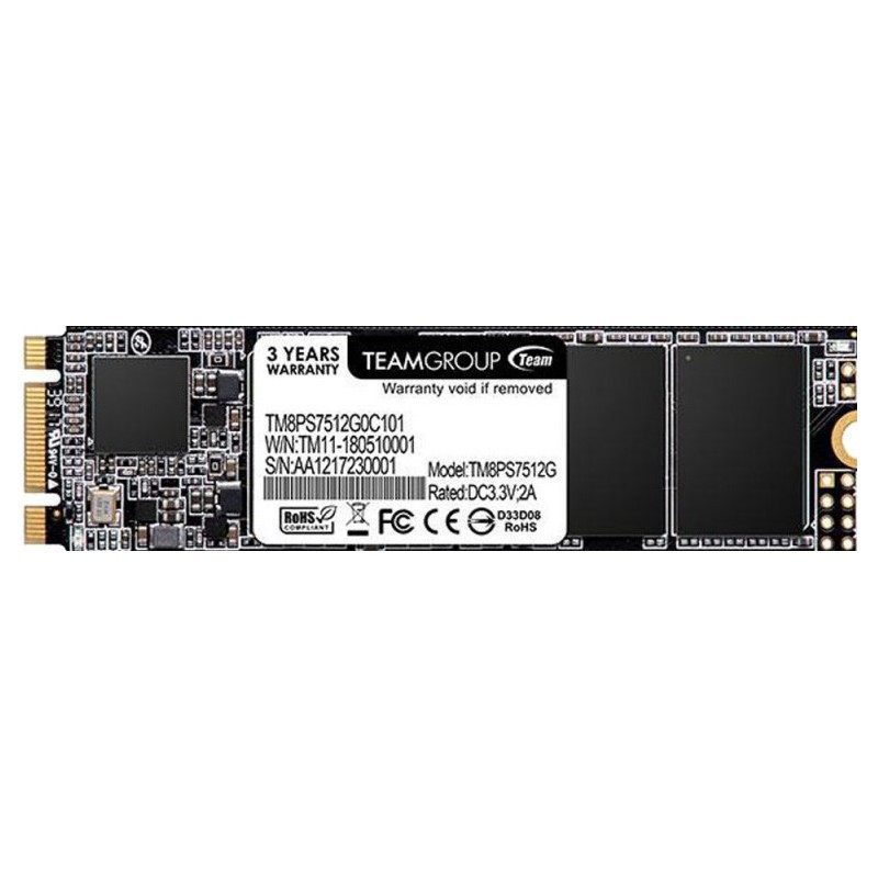 Disque Dur Interne TEAM GROUP M.2-2280 SATA3 MS30 /512Go Disque Dur Interne TEAM GROUP M.2-2280 SATA3 MS30 /512Go