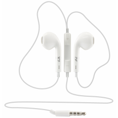 Écouteurs avec Microphone SBOX IEP-204W / Blanc