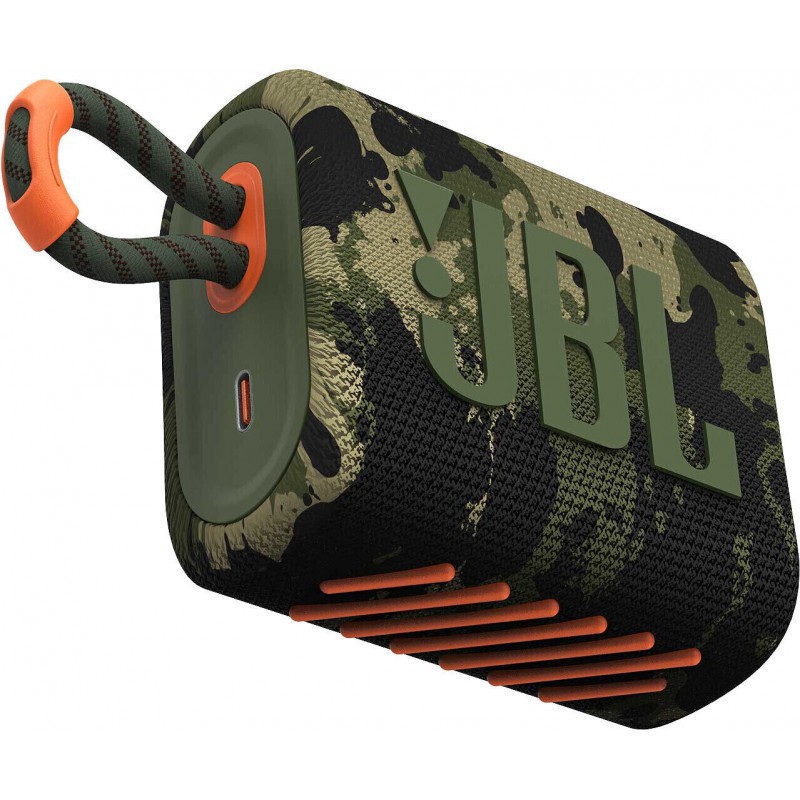 Haut Parleur Portable Bluetooth JBL GO 3 Squad Étanche / Camouflage Haut Parleur Portable Bluetooth JBL GO 3 Squad Étanche / Camouflage