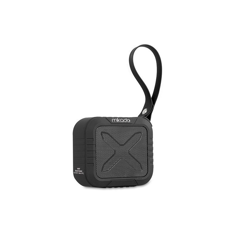 Haut Parleur de poche Bluetooth Etanche Mikado HANDY / 5W / Noir Haut Parleur de poche Bluetooth Etanche Mikado HANDY / 5W / Noir