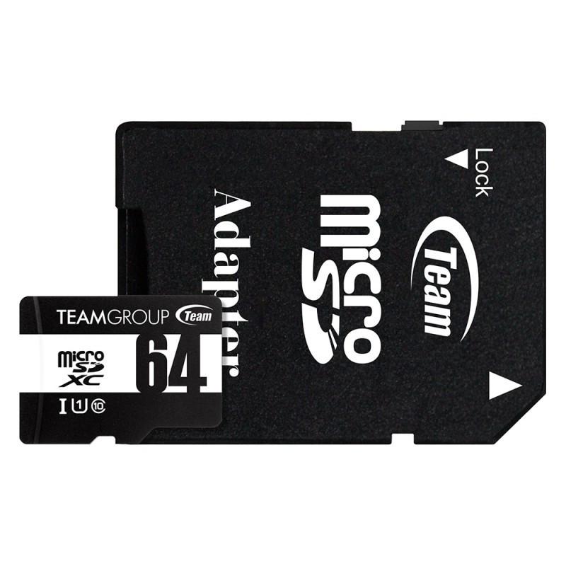 Carte mémoire TeamGroup Micro SDXC UHS-I U1 C10 / 64 Go Carte mémoire TeamGroup Micro SDXC UHS-I U1 C10 / 64 Go