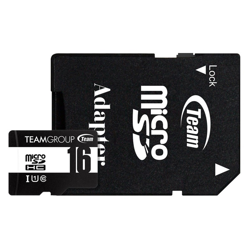Carte mémoire TeamGroup Micro SDHC UHS-I U1 C10 / 16 Go Carte mémoire TeamGroup Micro SDHC UHS-I U1 C10 / 16 Go