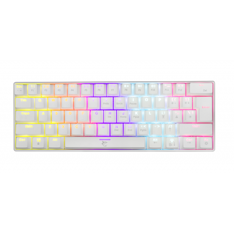 Clavier Gaming Mécanique White Shark Shinobi GK-2022 / RGB / Blanc Clavier Gaming Mécanique White Shark Shinobi GK-2022 / RGB / Blanc
