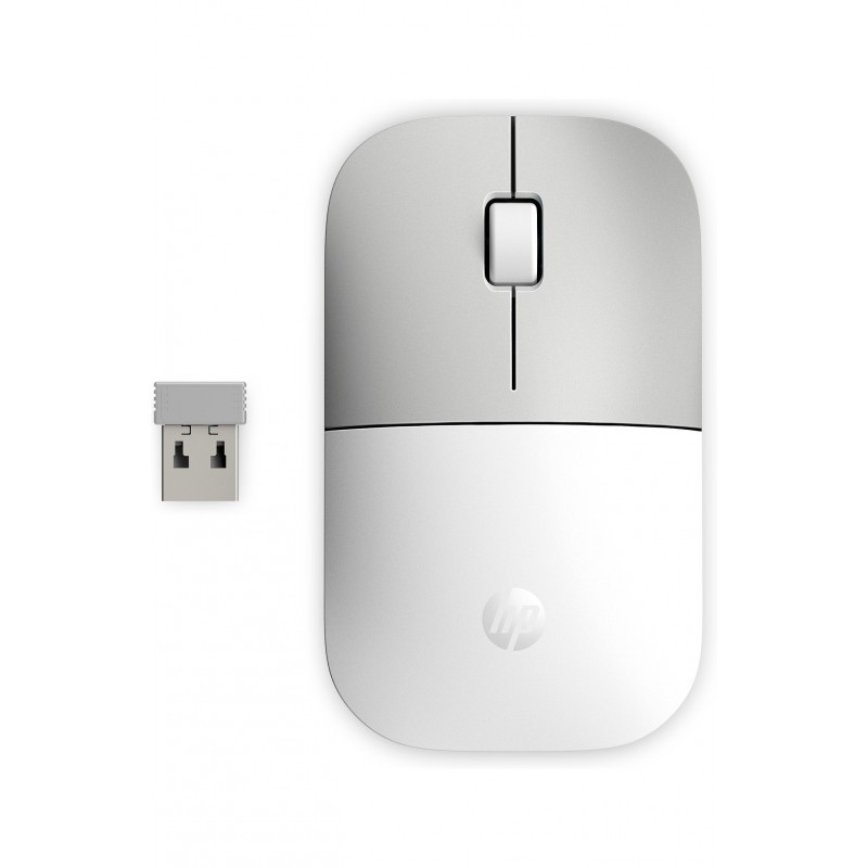 Souris sans fil HP Z3700 Blanc CERAMIC & argent Souris sans fil HP Z3700 Blanc CERAMIC & argent