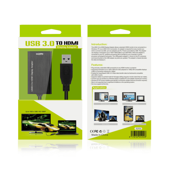 Adaptateur USB TO HDMI TUNISIE