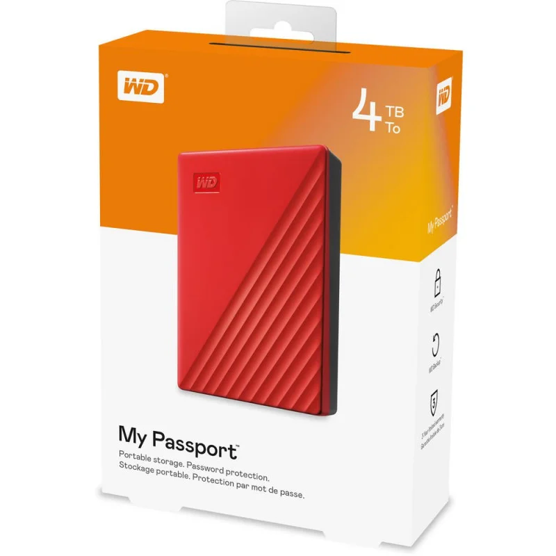 Western Digital Disque dur portable My Passport USB 3.0 4 To