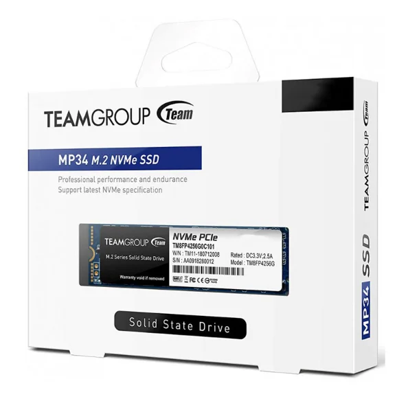 DISQUE DUR INTERNE SSD TEAM GROUP M.2 MP34 512GO (TM8FP4512GOC101)