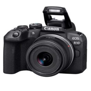 Appareil Photo Hybride Canon EOS R10 + Objectif RF-S 18-45 Mm Noir