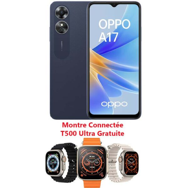 Smartphone Oppo A17 4Go 64Go Noir