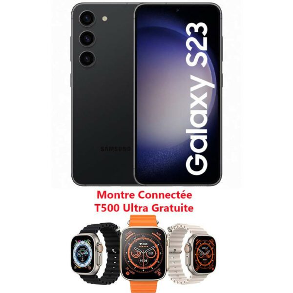 Smartphone Samsung Galaxy S23 8Go 256Go Noir